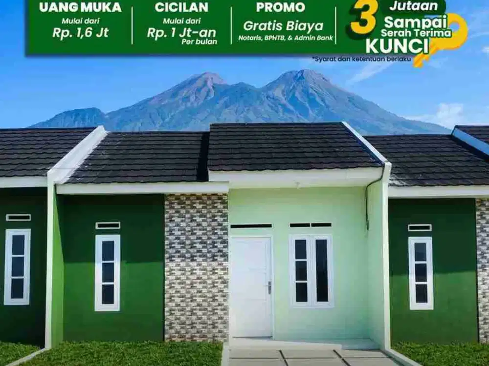 Perumahan Subsidi Strategis - Hanya 5 Menit Ke Akses Pintu Tol Bocimi - Cicilan 1 Jutaan Perbulan