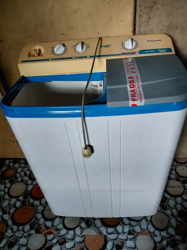 Mesin cuci panasonic 7 kg kondisi normal dan baik 100% no minus