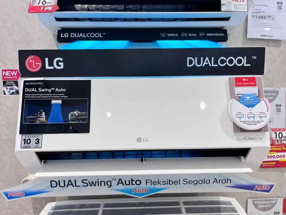 Cicilan AC LG INVERTER 0.5PK K05NVA