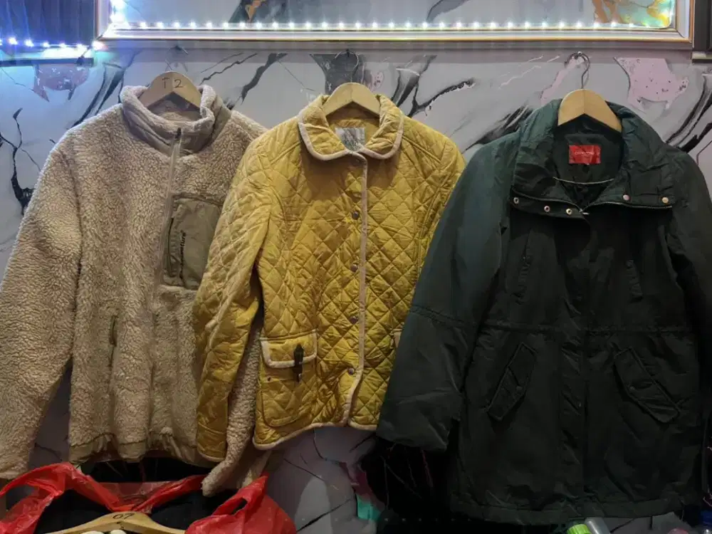 Jaket cewek tebal