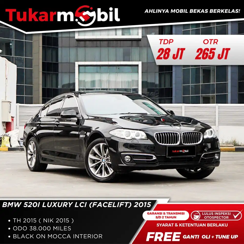BMW 520I LUXURY LCI(FaceLift) Tahun 2015