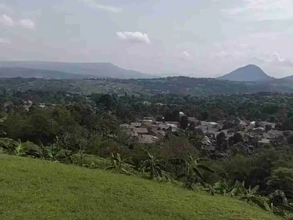 di jual lahan tanah best view di gunung geulis sumarecon bogor