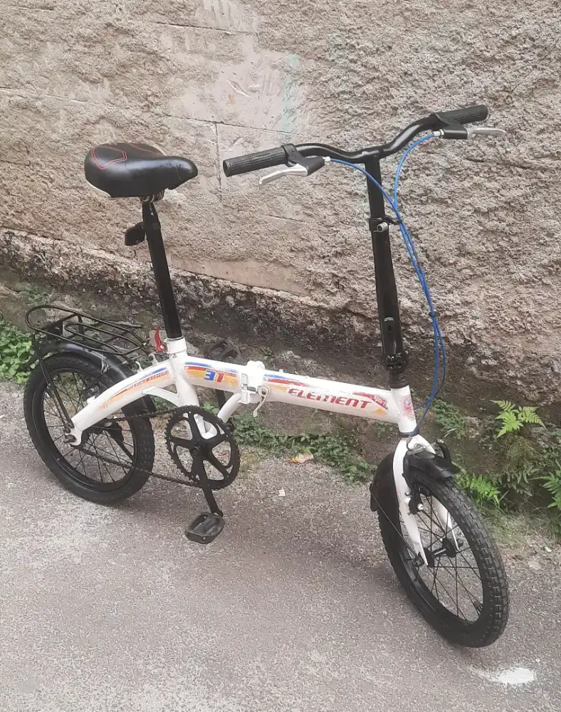Jual sepeda lipat element uk 16 single speed.