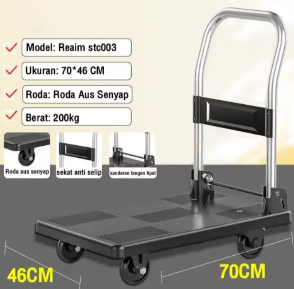 Troli REAIM 70 X 46 cm