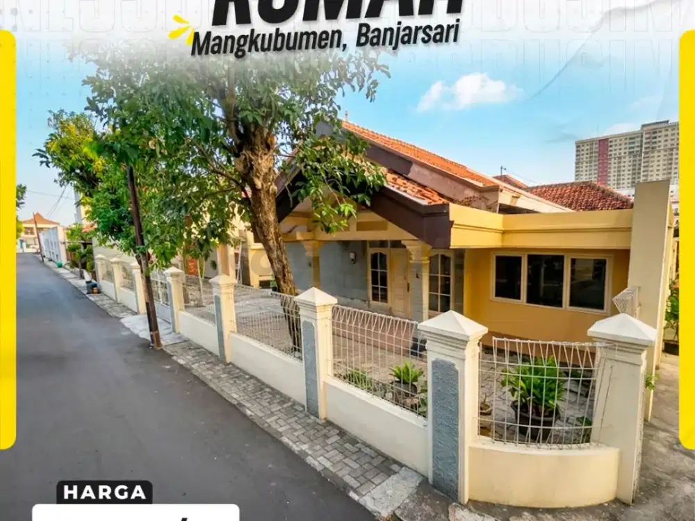 Disewakan Rumah Strategis Hadap Uatara di Pusat Kota Mangkubumen Solo