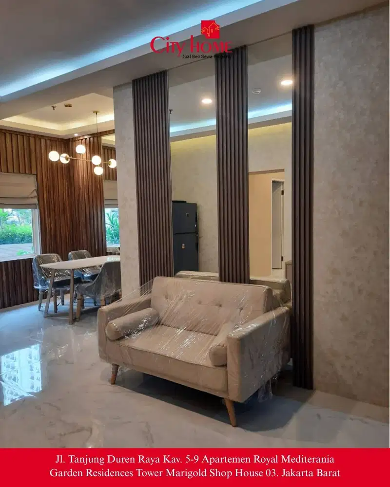 Jual Apartemen Furnished di Mediterania Garden Residences 2