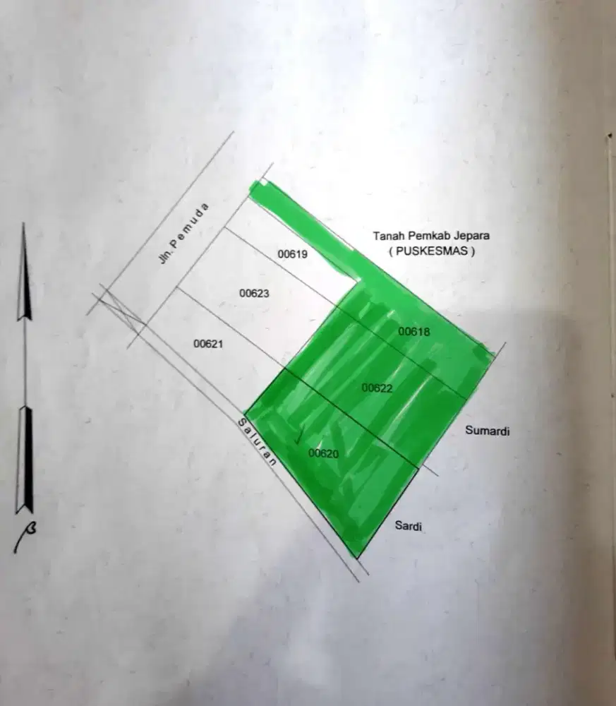 Dijual tanah luas 1.000m2