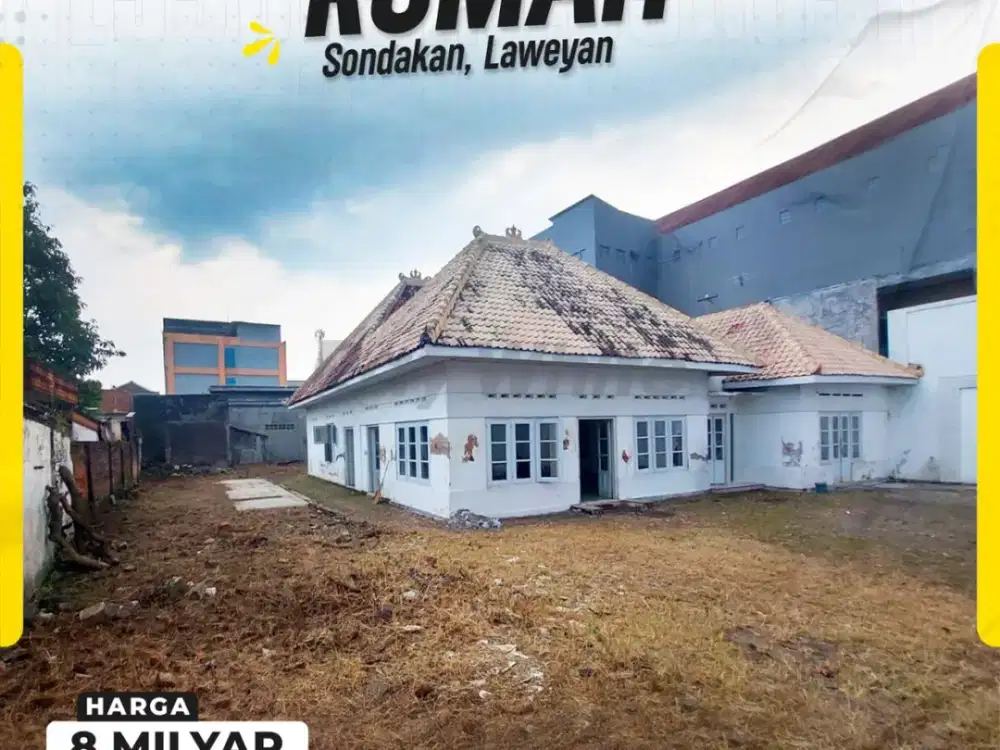 Tersedia Jual & Sewa: Rumah Megah di Lokasi Strategis Sondakan Solo