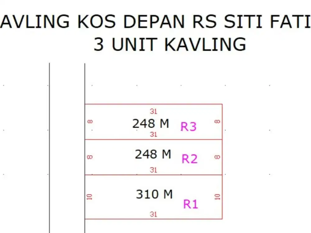 dijual tanah dekat kedokteran UNSRI KM5 Palembang