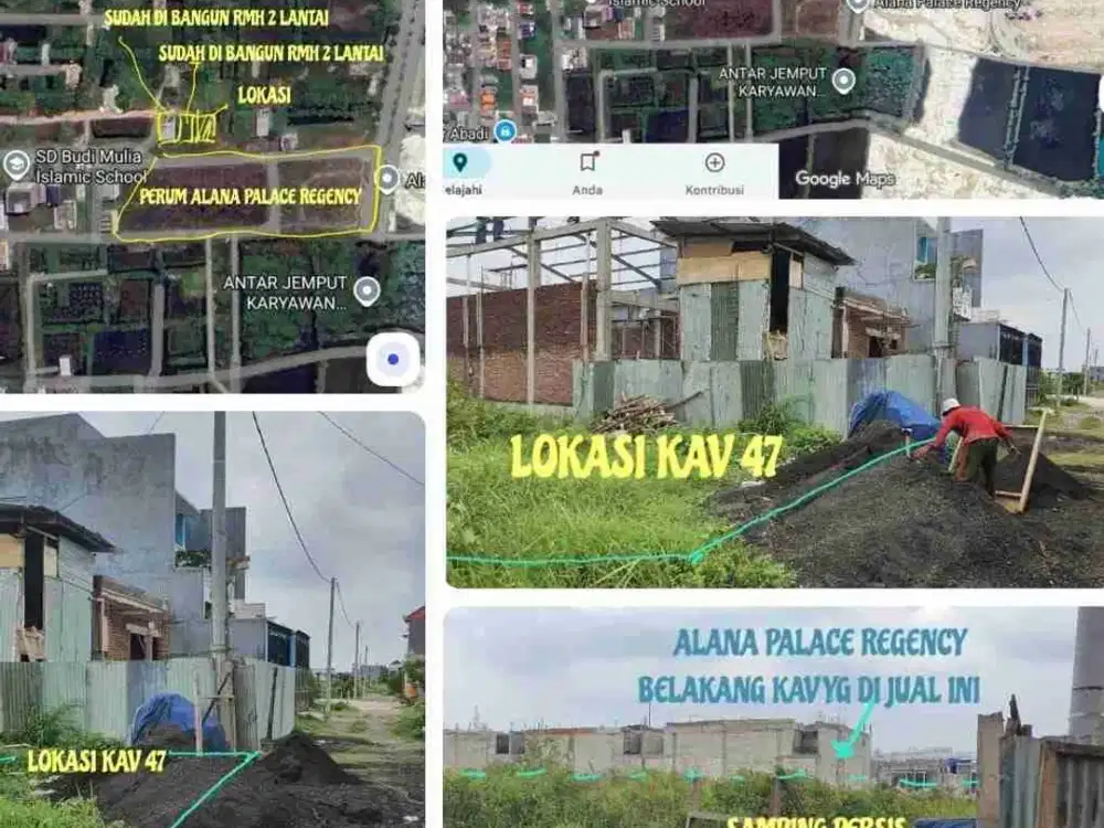 TANAH 200 Mtr sudah Urug - SIAP BANGUN UTK GUDANG KANTOR RUMAH KOST - 150 MTR LURUS DR JLN LINGKAR LUAR TIMUR / AMESTA LIVING - GUNUNG ANYAR TAMBAK