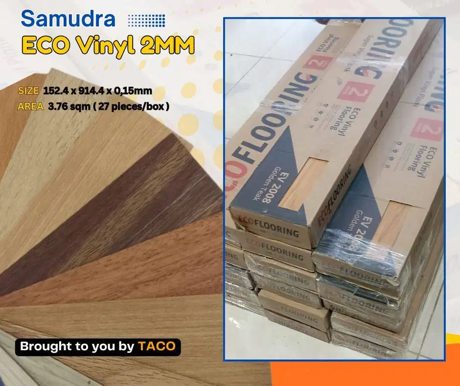 Vinyl lantai eco 2mm per box