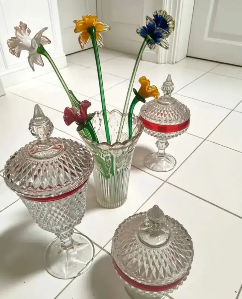VINTAGE Indiana Glass dish Ruby