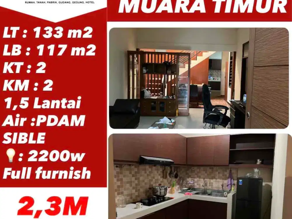 Jual rumah siap huni , bagus di muara timur Bandung