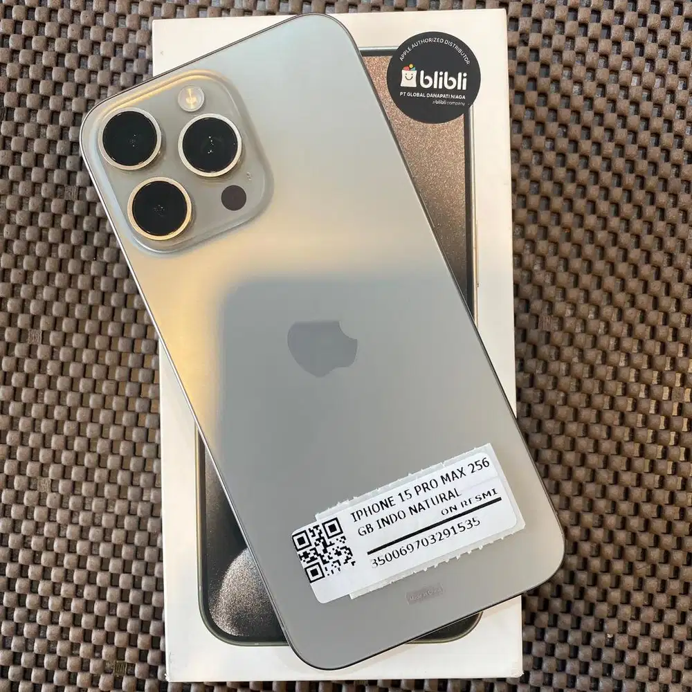 Iphone 15 pm 256gb ibox 15jutaan