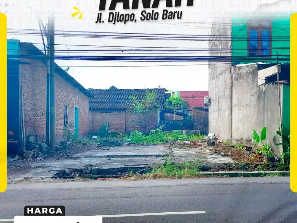 Dijual Lahan Premium Hadap selatan di Kawasan Elit Gedangan Grogol