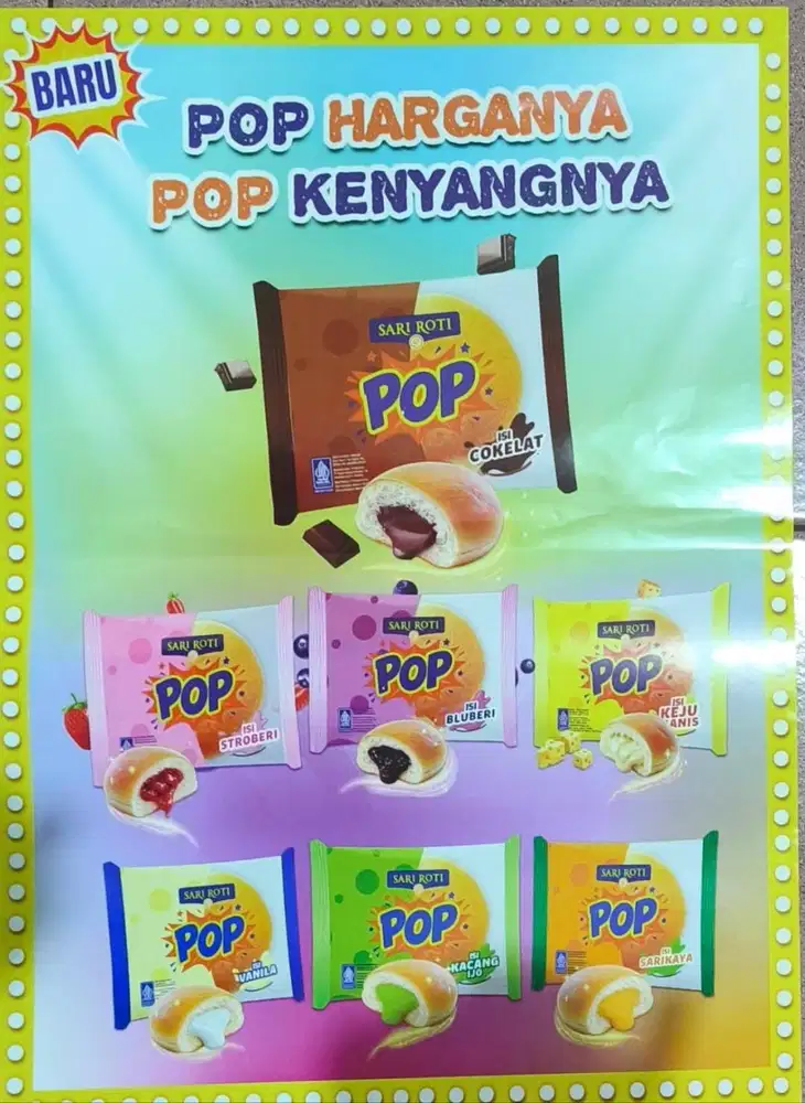 LOWONGAN KERJA SALESMAN CANVASSING ROTI POP