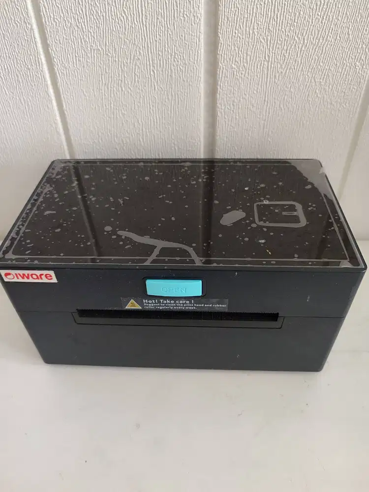 Direct Thermal Label Printer - Iware Hitam