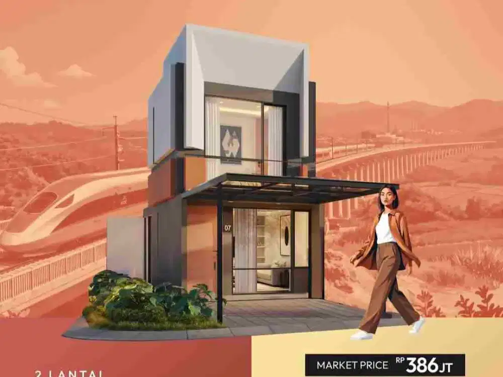 Di jual rumah 303 juta 2lantai Lippo Cikarang Bekasi