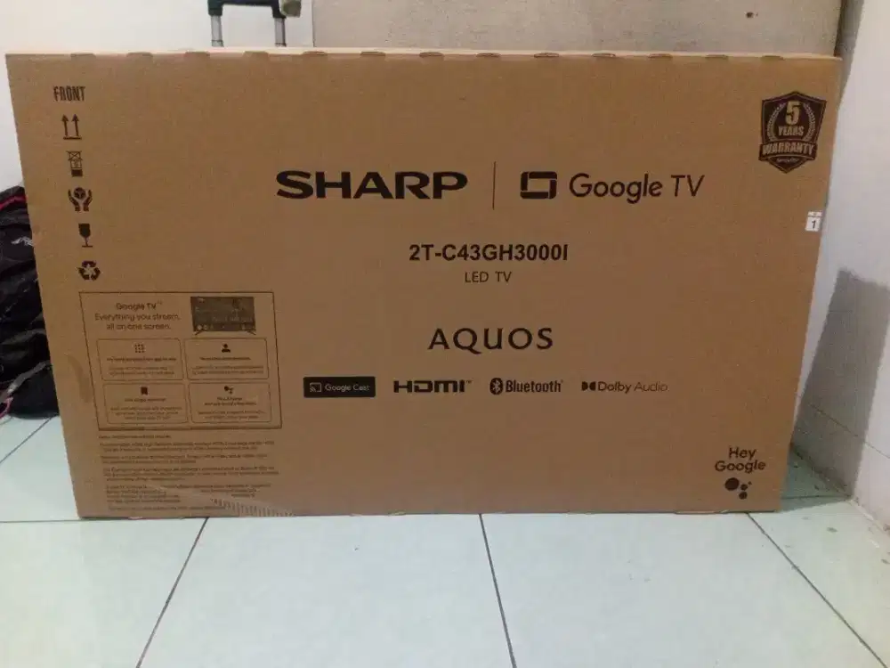 Tv sharp google smart Tv 43inch
