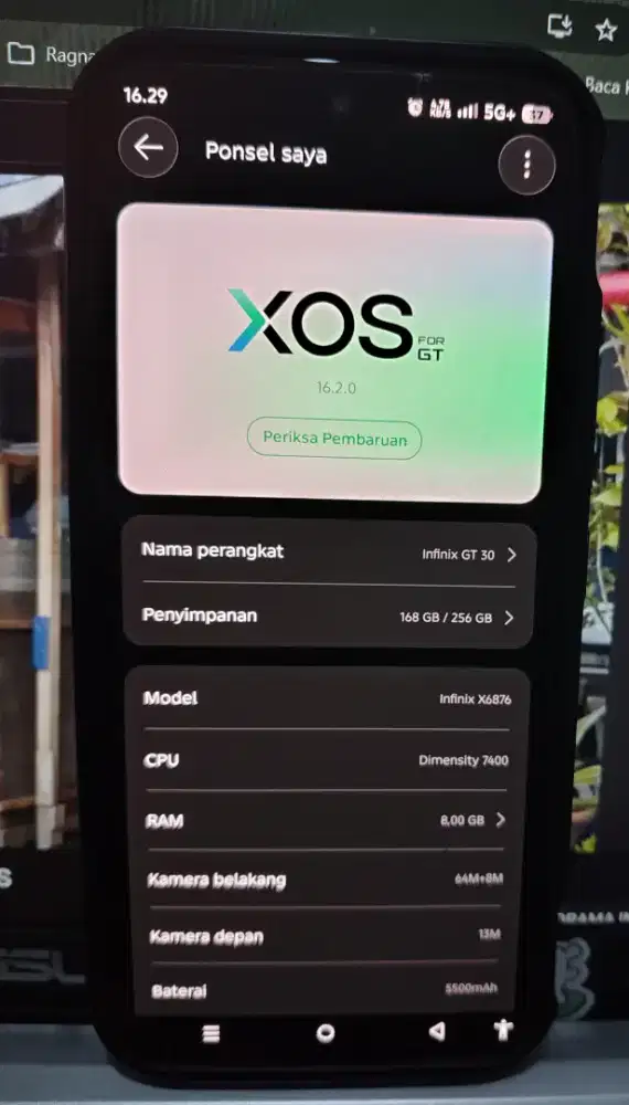 Infinix gt 30 5g 8/256