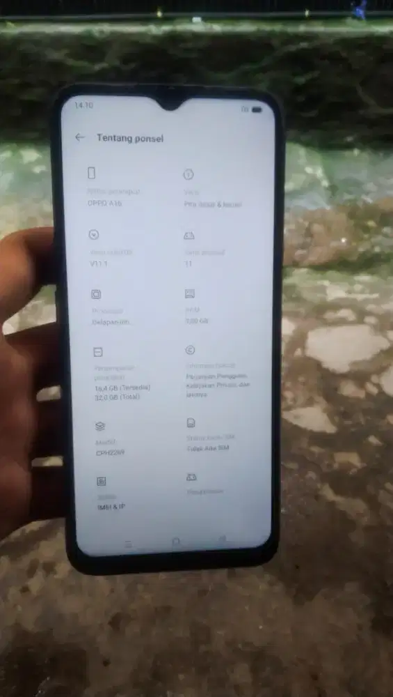 Oppo a16 ram 3/32