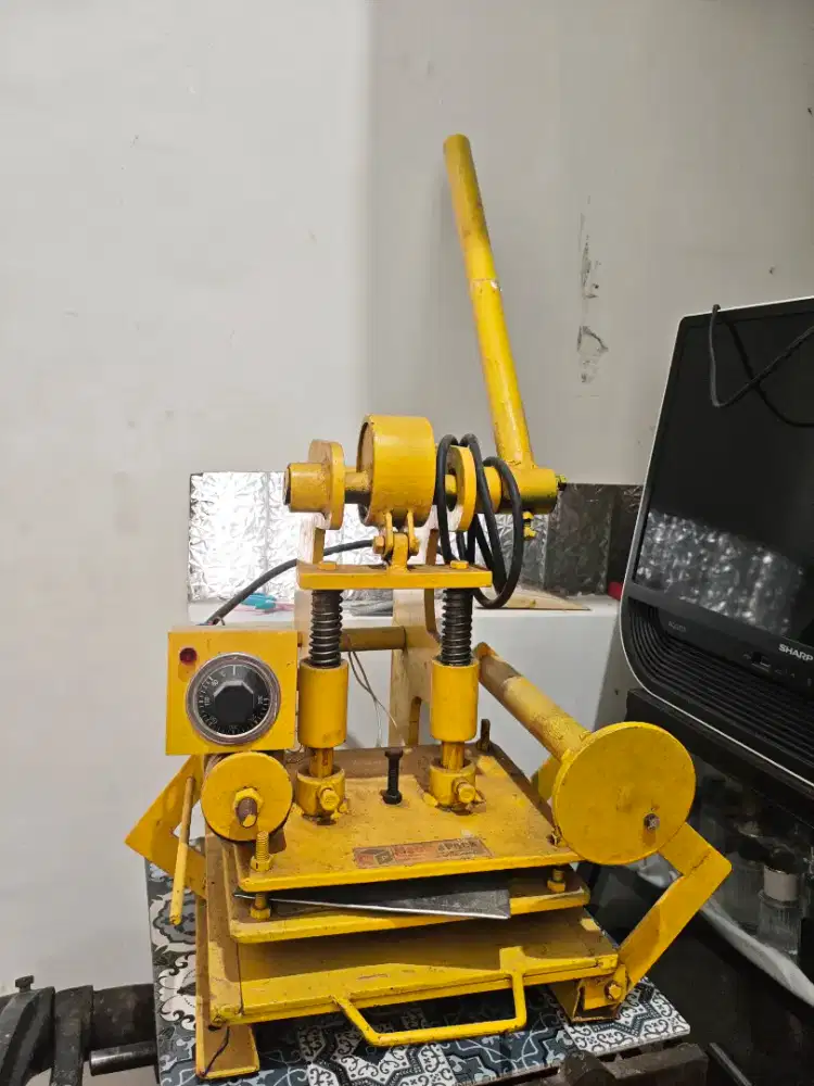Mesin hot print poly manual
