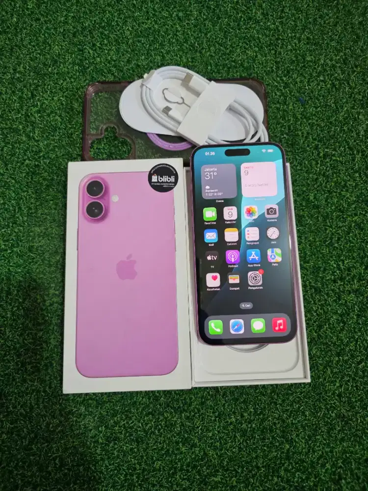 IPhone 16 Plus 512gb Pink IBOX Mulus Normal