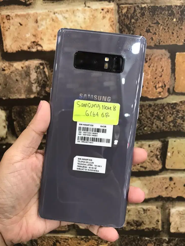 samsung note 8 6/64 second