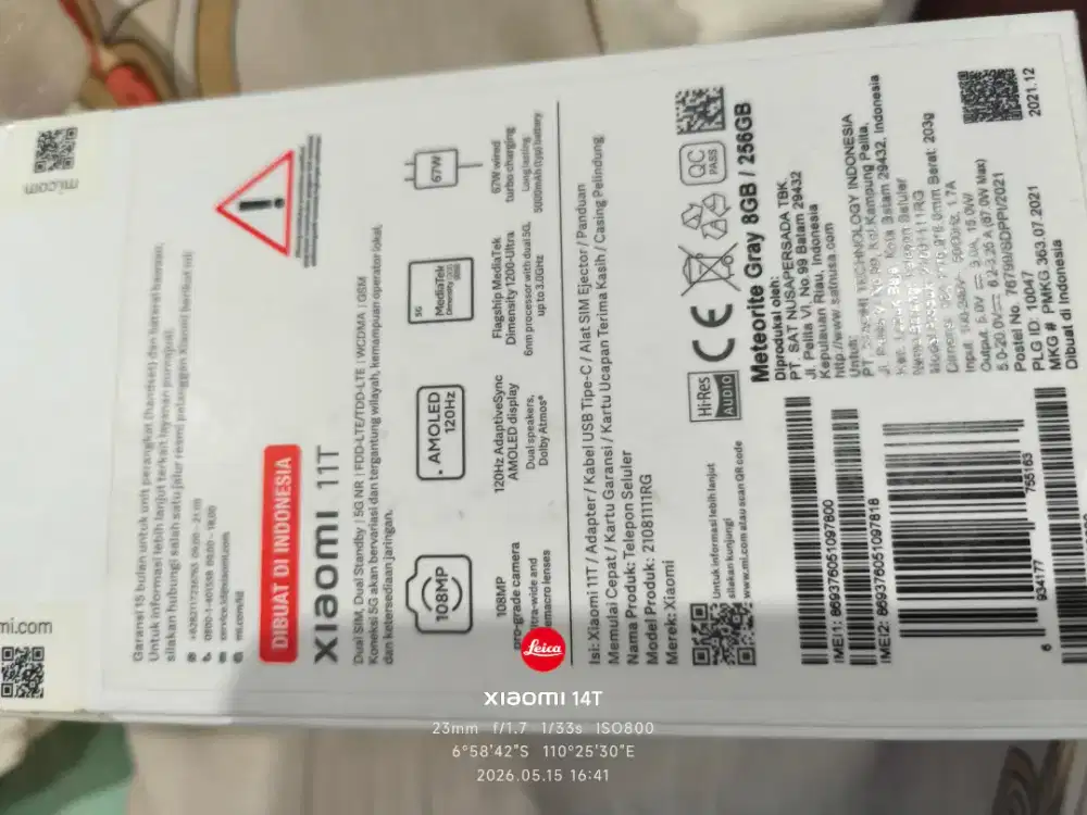 DUS XIAOMI 11T ORIGINAL