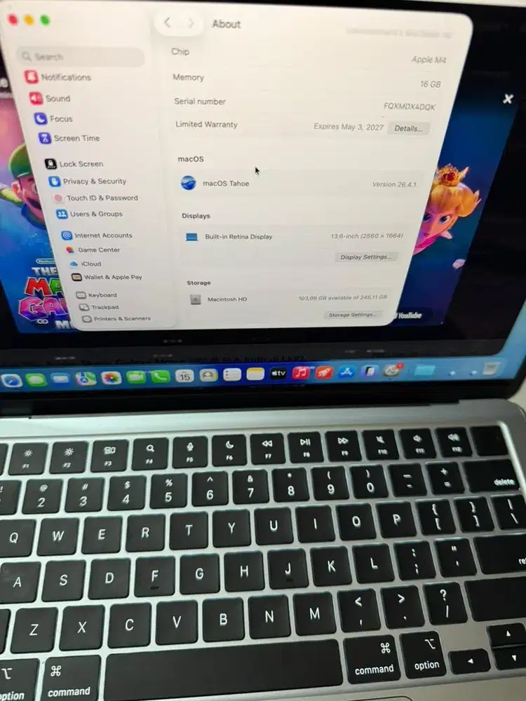 Macbook air m4 mulus like new
