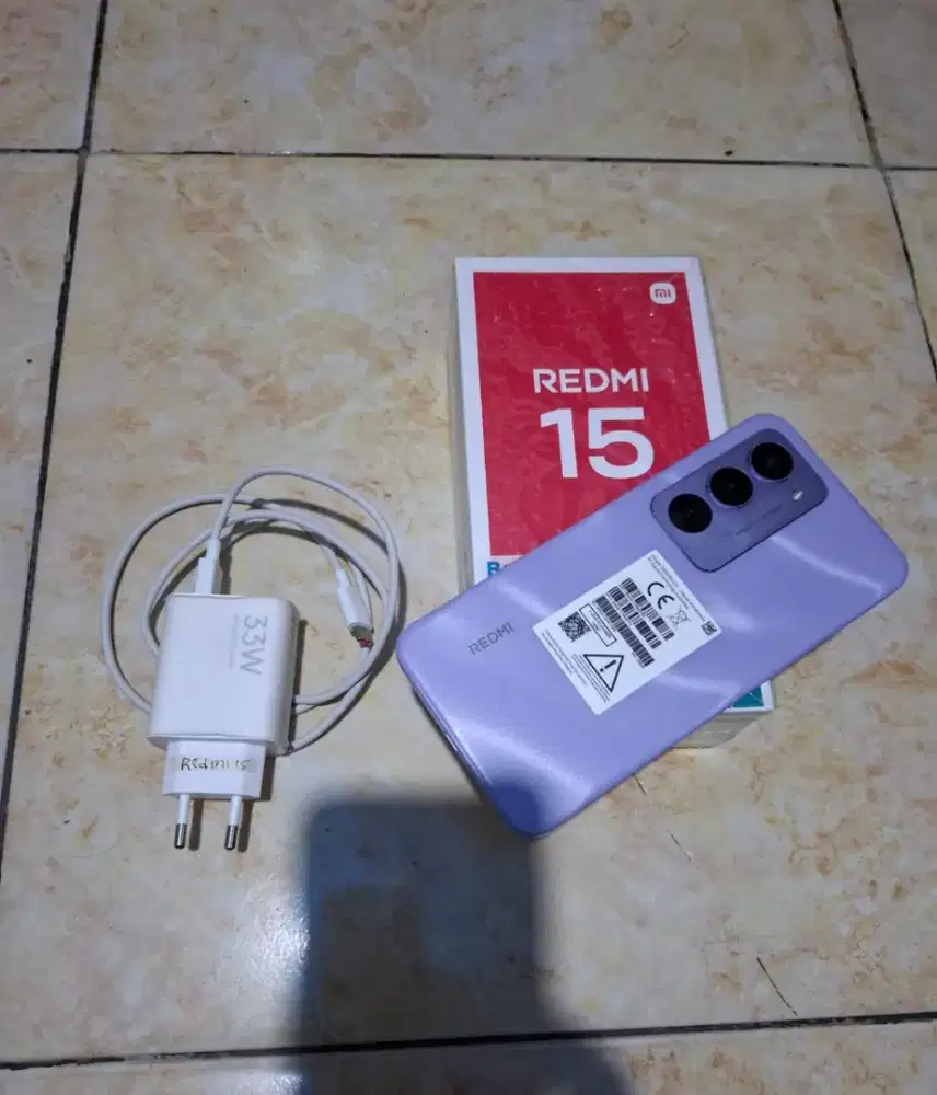 Redmi 15 Ram 8/256 Warna Purpel