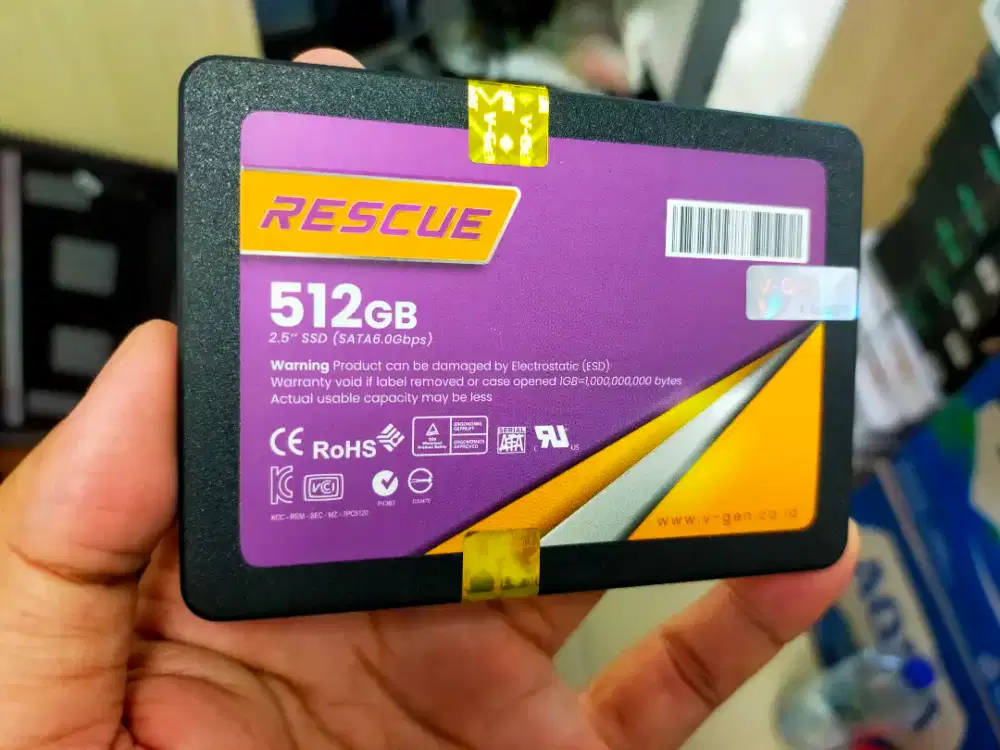 Dijual SSD 512gb merk Vgen sentinel 100% 100% sudah ada windows 11 25H