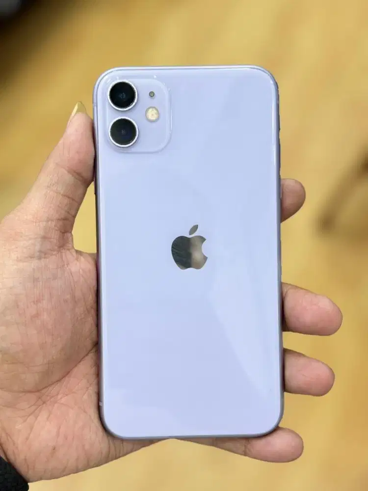 Iphone 11 128Gb purple Beacukai aman anti blokir kelengkapan fullset