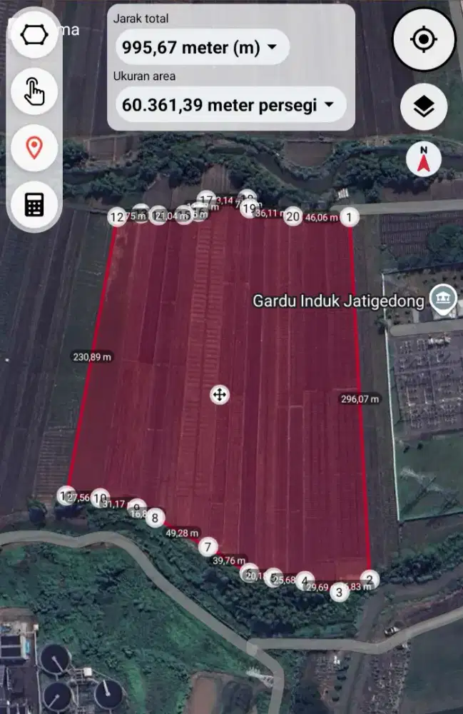 Tanah Industri Zona Merah Jombang Ploso Non LSD, 8 km toll Jombang