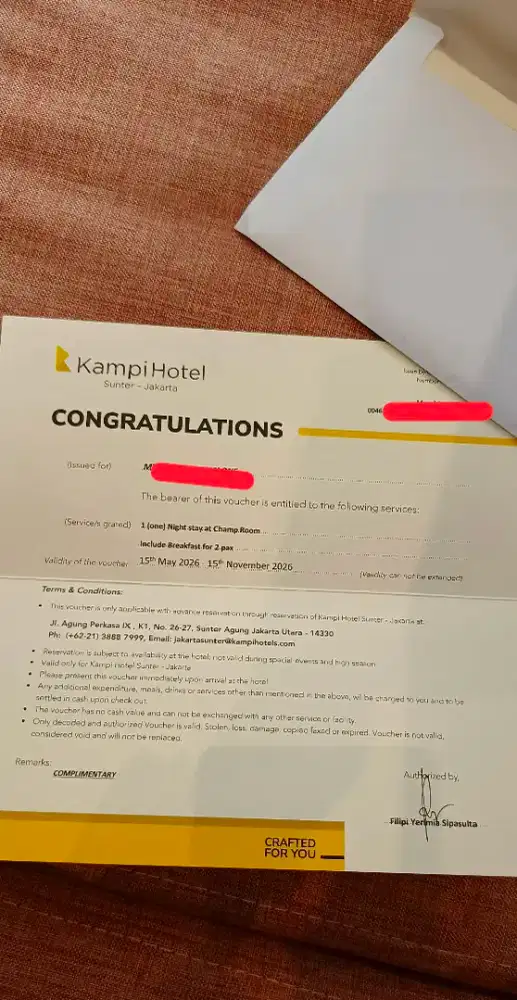 Voucher Hotel Kampi - Sunter