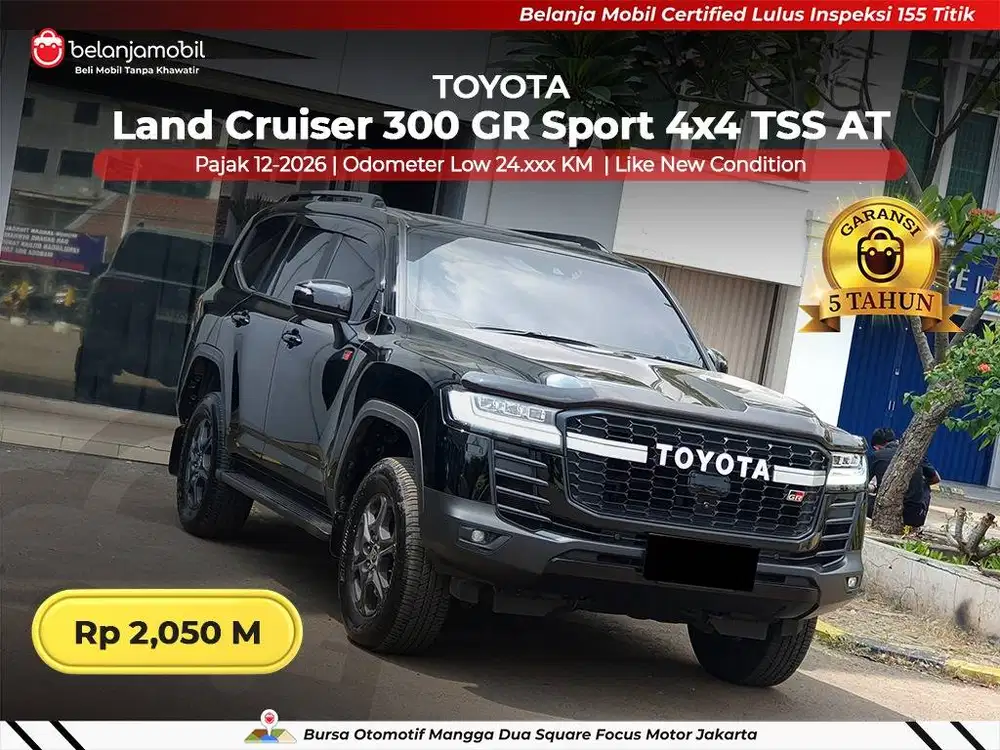 [ LOW KM 24RB ] Toyota Land Cruiser LC 300 GR Sport 4x4 TSS 2023/2024