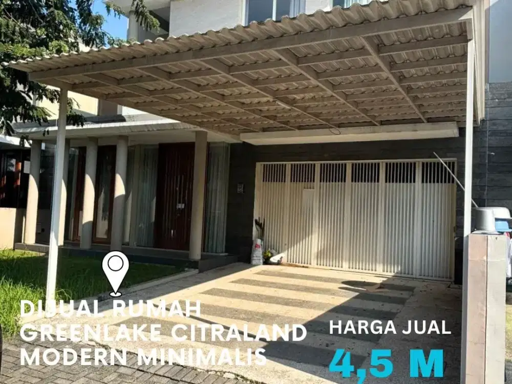 rumah cantik di Greenlake Citraland Modern minimalis
