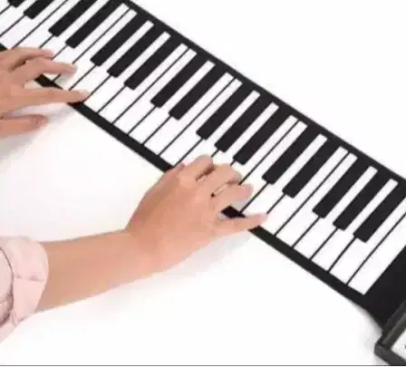 Piano portable - Alat musik beginner praktis piano lipat mini elektrik