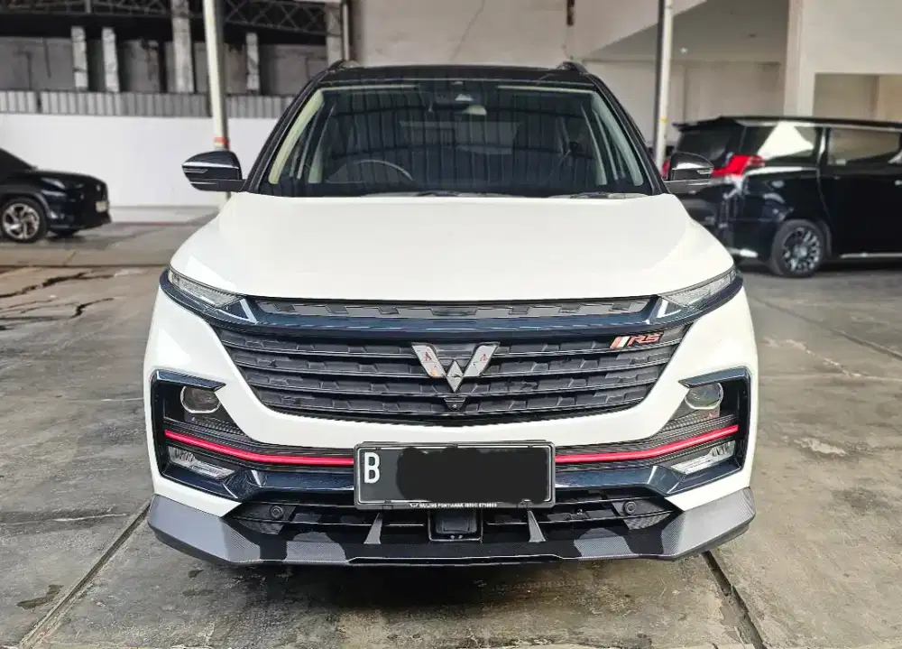 Baru 25rb Km Wuling Almaz 7 Seater Exclusive AT Matic 2021 Putih Gress