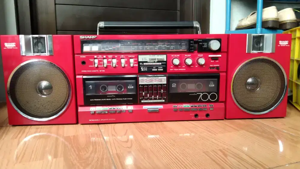 Sharp, Radio, Aux phono