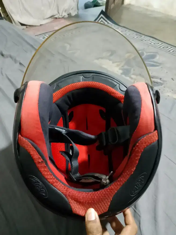 Helm KYT ORI Warna Merah