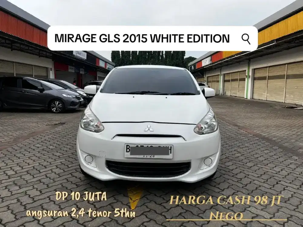 DP 10JT ANGSURAN 2,4 MIRAGE GLS 2015 WHITE EDITION