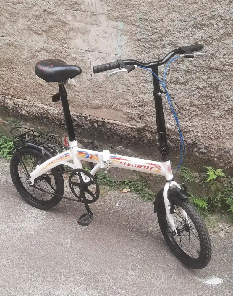 Jual sepeda lipat element uk 16 single speed.