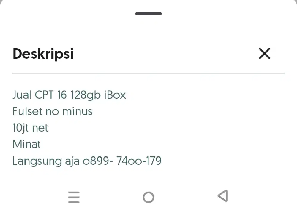 Ip 16 128gb ibox