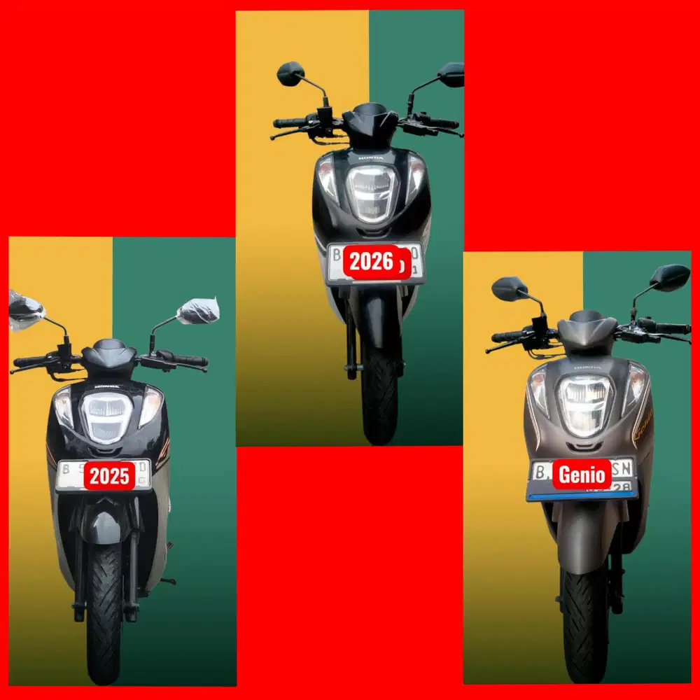 Dp 600rb‼️ Honda Genio cbs iss (Ktp daerah bs kredit motor
