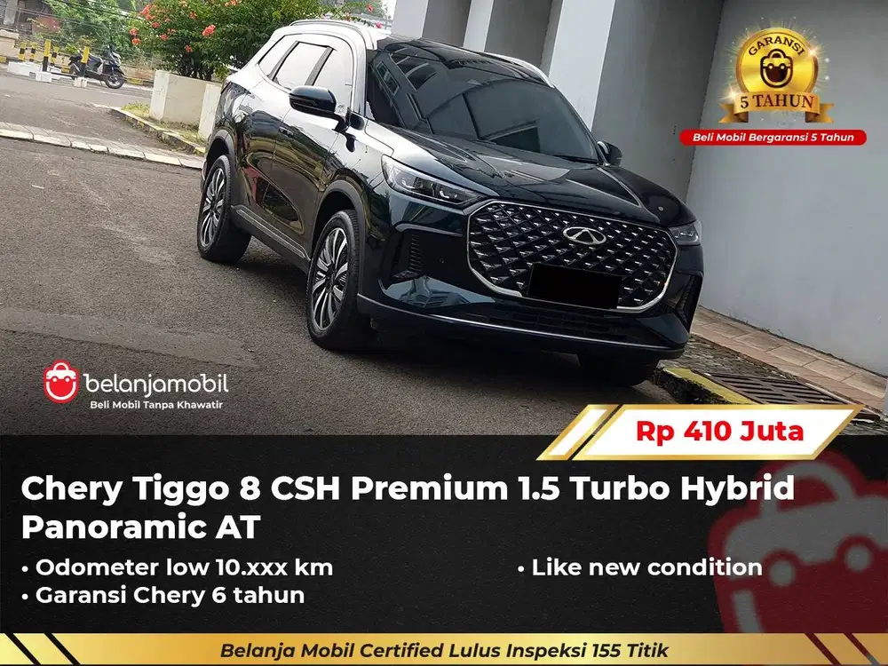 [ LOW KM 10RB ] Chery Tiggo 8 CSH Premium 1.5 Turbo Hybrid 2025/2026