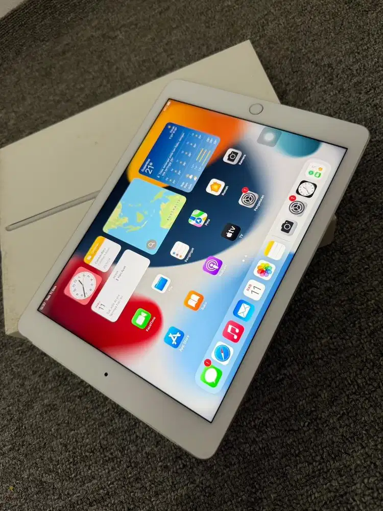 Ipad Air 2 WiFi 128gb Silver Semua Normal Jual Murah Mulus Fullset