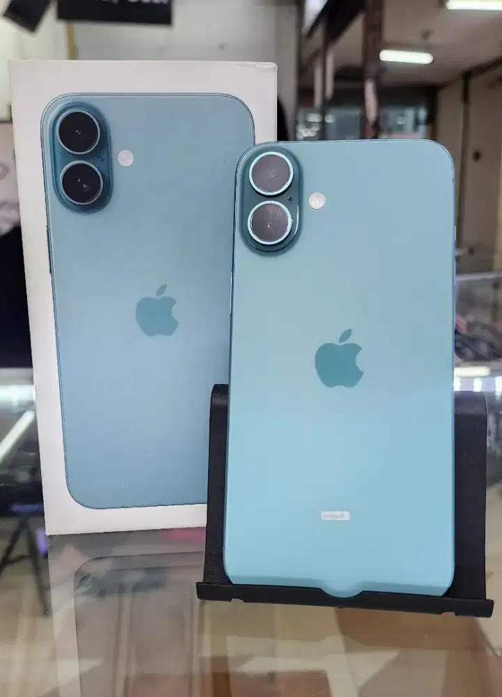 Iphone 16 plus 128 Teal 
Garansi ibox