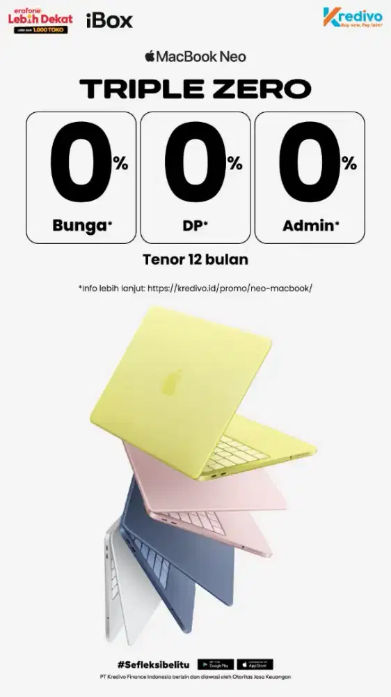 Promo cicilan macbook neo