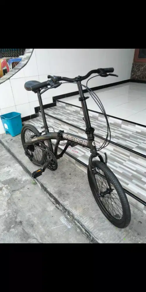 Sepeda Lipat BASIC PHOENIX 6 SPEED CUSTOM SPAREPART BARU UK20 BSANEGO